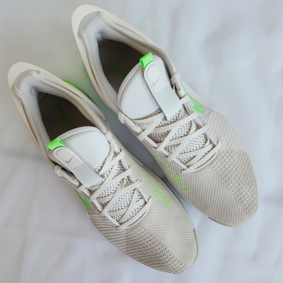 15 MEN\'S NIKE METCON 8 FLYEASE PHANTOM / GREEN DO9388-006 WEIGHTLIFTING main image 4